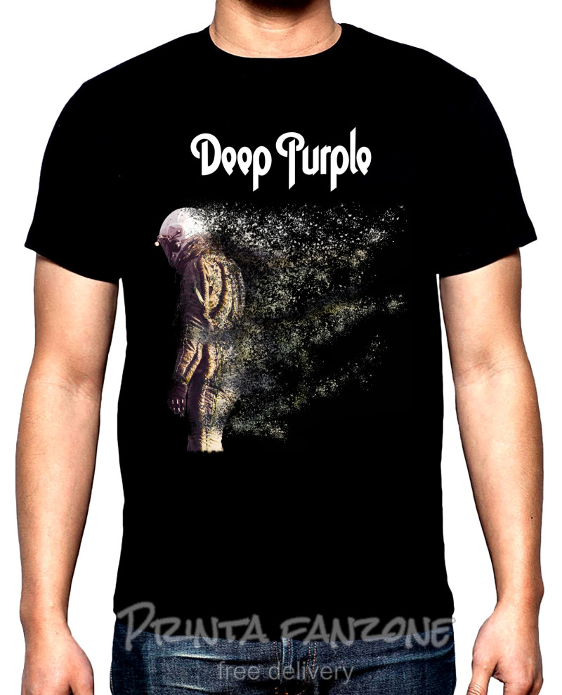 T-SHIRTS Deep Purple, Woosh, men's  t-shirt, 100% cotton, S to 5XL
